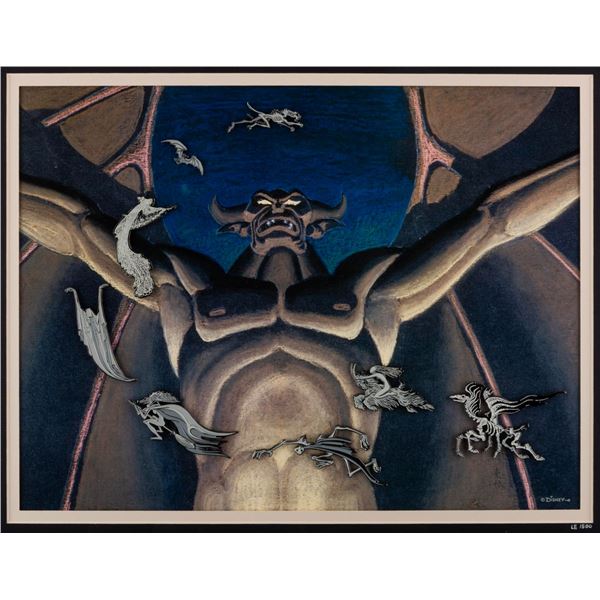 A "Fantasia" Night On Bald Mountain Framed Pin Set