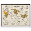 Image 1 : A "Dumbo" 60th Anniversary Model Sheet Pin Set.