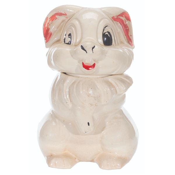 A Rare Thumper Cookie Jar by Leeds China.