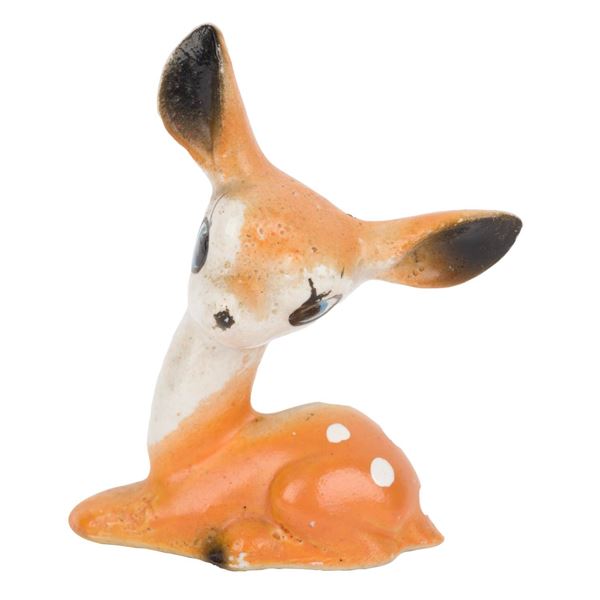 A Small Bambi Ceramic Figurine.