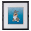 Image 2 : A "Bambi" Thumper Sericel with Ollie Johnston Signature.