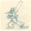 Image 1 : A Goofy "How to Play Baseball" Production Drawing.
