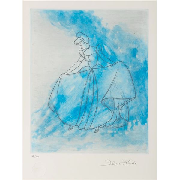 A Signed Limited Edition "Cinderella" Aquatint.