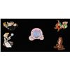 Image 1 : A Set of "Cinderella" 50th Anniversary Pins