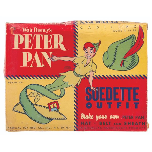 A Peter Pan Suedette Outfit Kit.