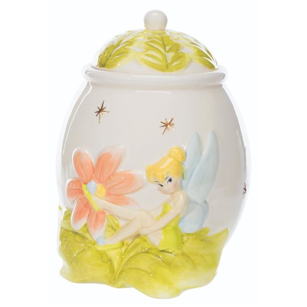 A Tinker Bell Disney Fairies Cookie Jar.