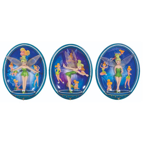 A Trio of Tinker Bell Figural Plates.