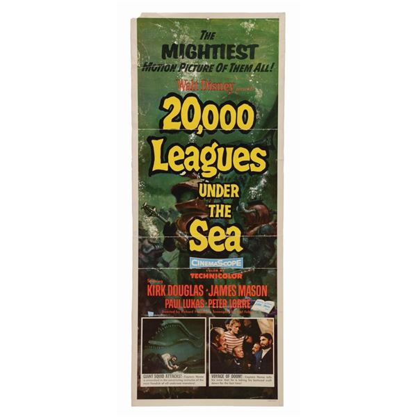 A "20,000 Leagues Under the Sea" Insert Poster.