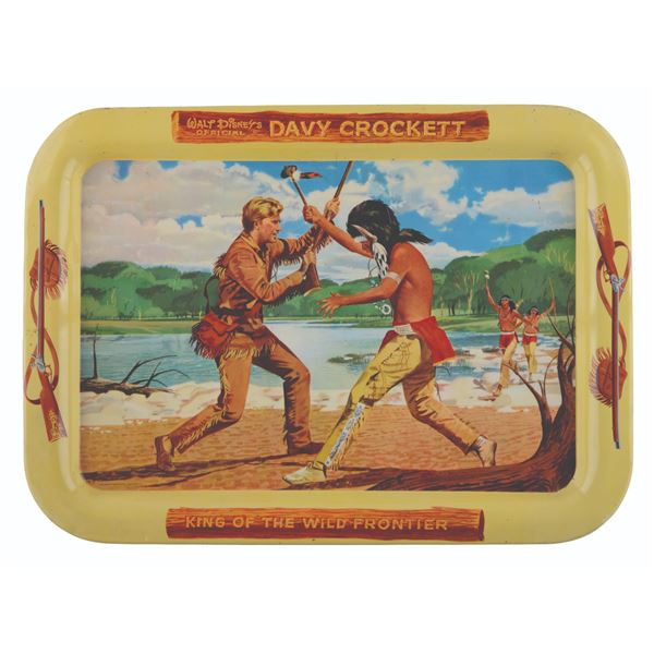 A "Davy Crockett King of the Wild Frontier" Tray.