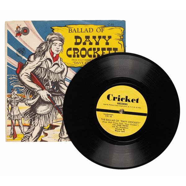 A "The Ballad of Davy Crockett" Record.