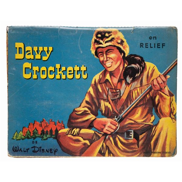 A Davy Crockett en Relief French Book.