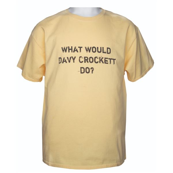 A "What Would Davy Crockett Do?" T-Shirt.