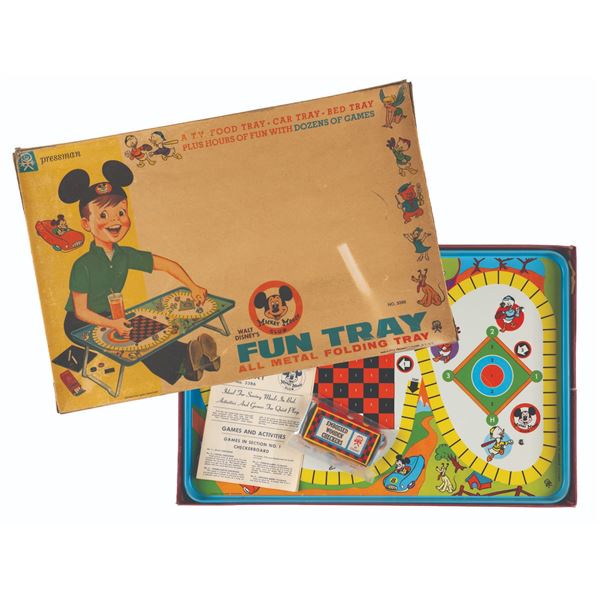 A Walt Disney's Mickey Mouse Club Fun Tray.