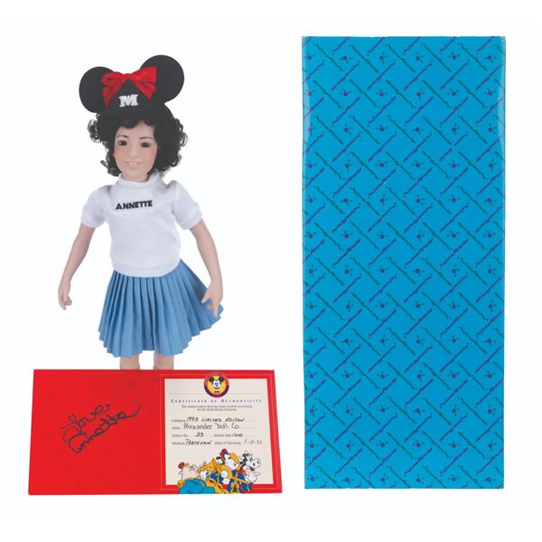 A Signed Annette Funicello Doll.