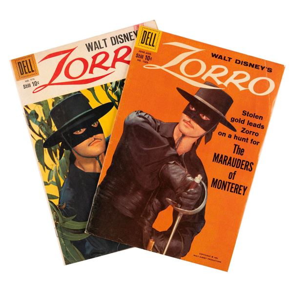 A Pair of 1959 Dell "Zorro" Comics.
