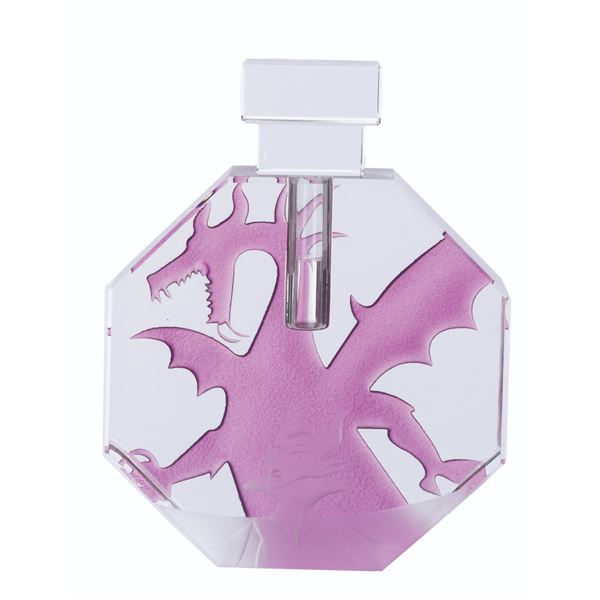 A Maleficent Glass Perfume Bottle.