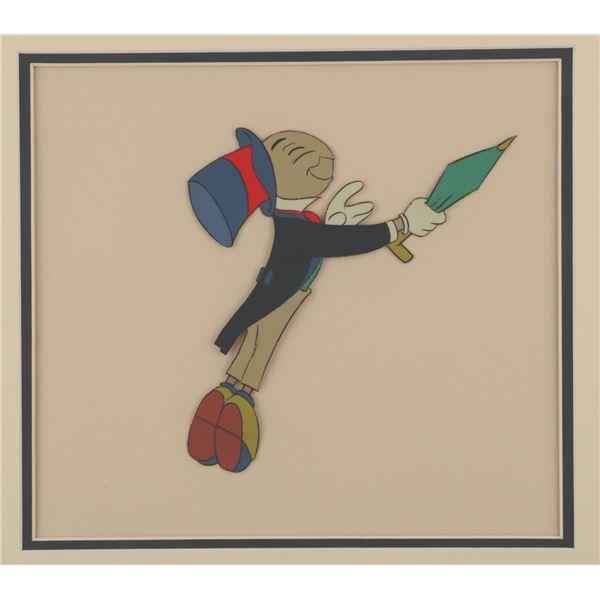 An Original Production Cel of Jiminy Cricket.