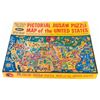 Image 1 : A Disney Jigsaw Puzzle Map of the United States.
