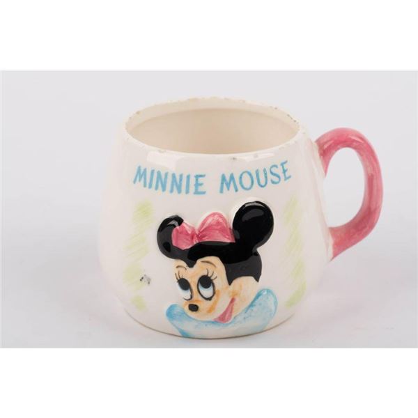 A 1960s Minnie Mouse 3D Mug.