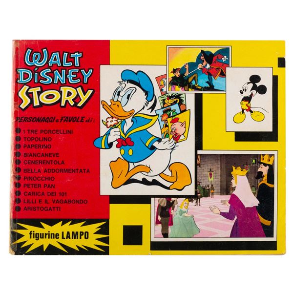 A Complete Walt Disney Story Italian Sticker Book.
