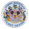 Image 1 : A Mickey 50th Commemorative Plate.