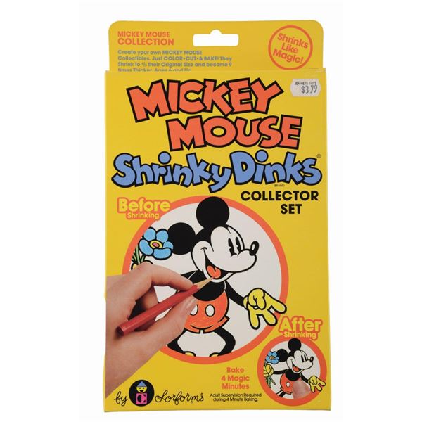 A Mickey Mouse Shrinky Dinks Set