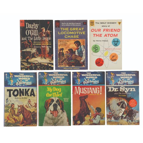 A Collection of Disney Paperback Books.