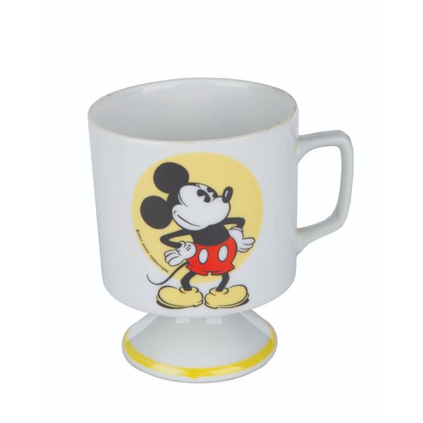 A Mickey Mouse Mug.
