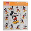 Image 1 : A Mickey Mouse Transparent Self-Cling Sticker Sheet.