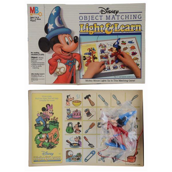 A Disney Object Matching Light & Learn Game.