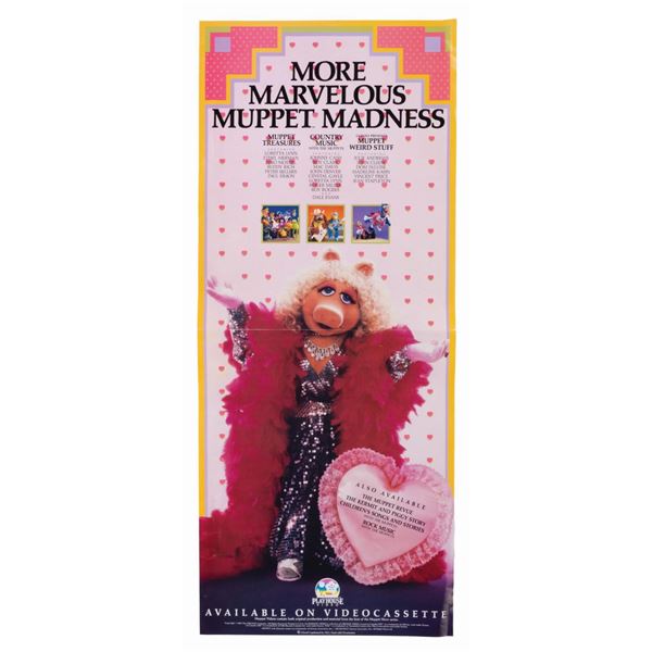 A Muppets on Video Cassette Promo Poster.