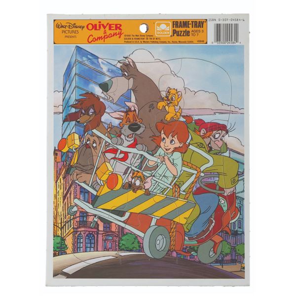 An "Oliver & Company" Frame-Tray Puzzle.