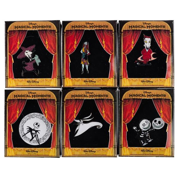A Set of "The Nightmare Before Christmas" Pins.