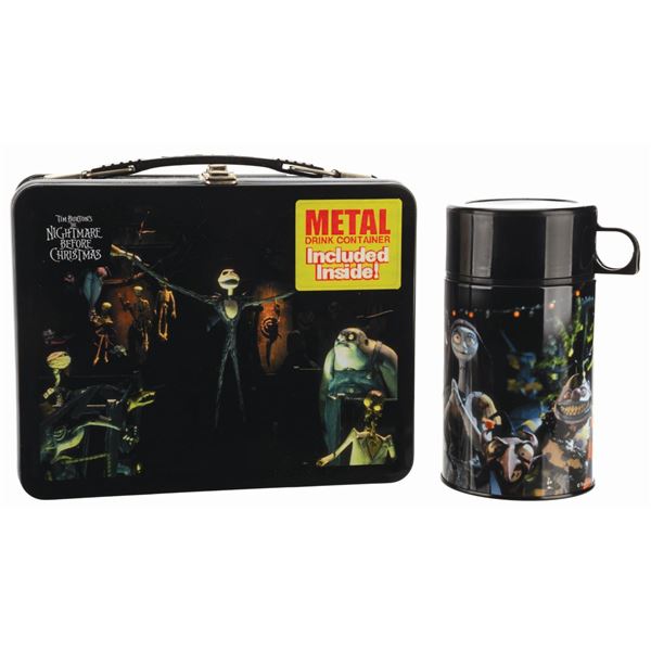 A "The Nightmare Before Christmas"Lunchbox and Thermos.