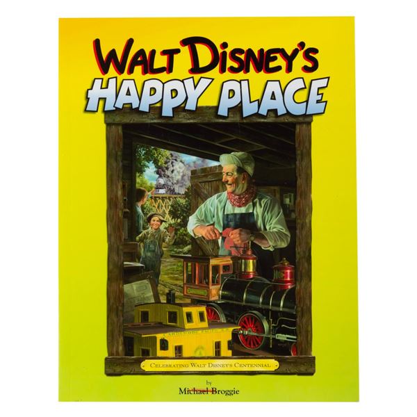 A Walt Disney's Happy Place Children's Book by Michael Broggie.
