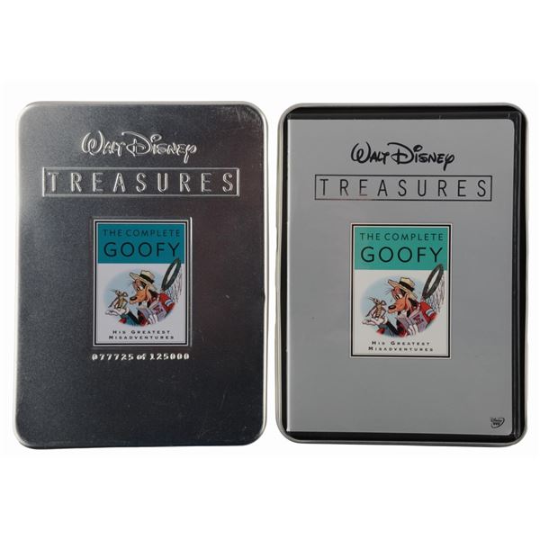 A Walt Disney Treasures The Complete Goofy DVD Set.