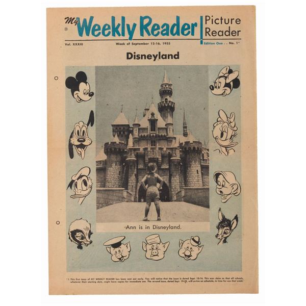 A 1955 First Issue "My Weekly Reader" Magazine.