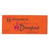 Image 10 : A Collection of Used Disneyland Ticket Books.