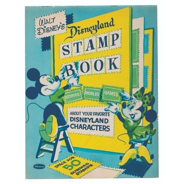 A 1955 Disneyland Stamp Book.