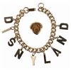 Image 1 : An Early Disneyland Charm Bracelet Missing "E."