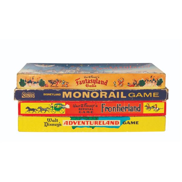 A Collection of Early Disneyland Board Games.
