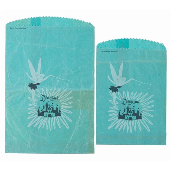 A Pair of Early Disneyland Paper Shopping Bags.