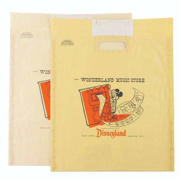 A Pair of Wonderland Music Store Gift Bags.