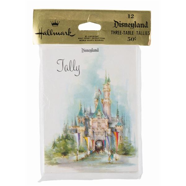 A Disneyland Three-Table Bridge Tallies Pack.