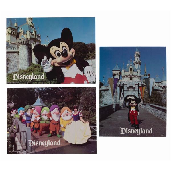 A Set of Disneyland Poster Coaster Mini Placemats.