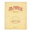 Image 1 : A Disneyland American Egg House Menu Cover.