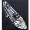 Image 1 : A Disneyland Crystal Slipper with Gold Crystal Heart.