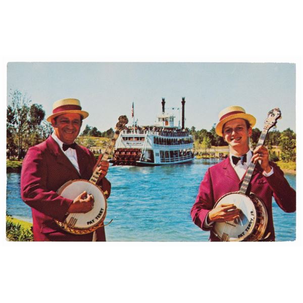 A Walt Disney World Pat Terry and Son Postcard.