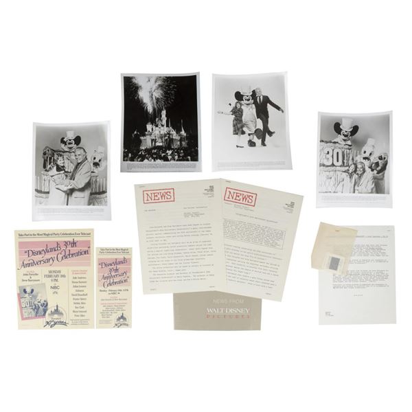 A Disneyland 30th Anniversary Press Kit.