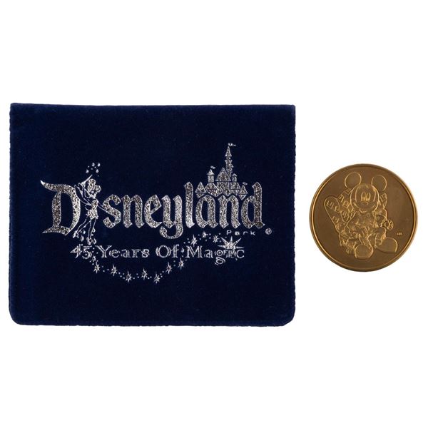 A Disneyland "45 Years of Magic" Coin